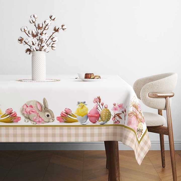 Fata de masa Paste, bumbac 100%, 140x220cm, Club Cotton, Cena