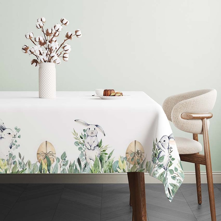 Fata de masa Paste, bumbac 100%, 140x180cm, Club Cotton, Gizmo