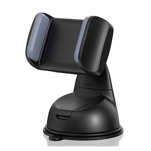 Suport auto magnetic pentru telefon Universal cu rotire 360⁰, ajustabil orice directie si compatibil cu orice model de telefon mobil, montare pe bordul masinii, Negru