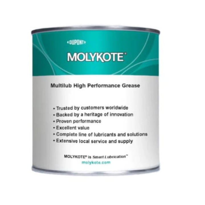 Lubrifiant multifunctional Multilub, Molykote, Ulei mineral, Galben/Bej, 1 kg