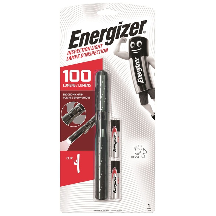 Фенерче Energizer, тип писалка, за проверка, 100 лумена, обхват 25 метра