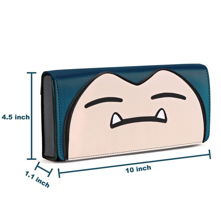 Husa pentru consola, Roffie, Piele ecologica, Albastru/Nude