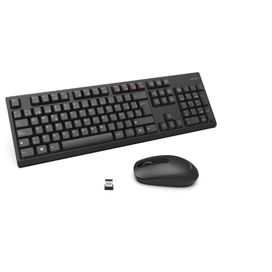 Set Tastatura Si Mouse Aikun Wireless Negru Emag Ro