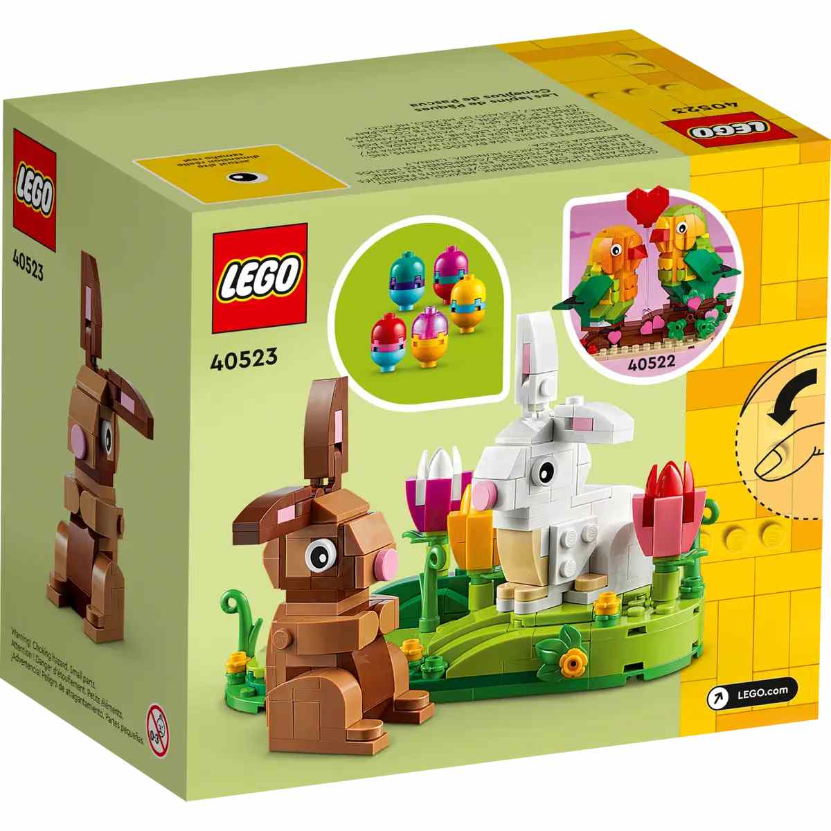 Конструктор, Lego, Пластмаса, Великденски зайци, 3+, Многоцветен - eMAG.bg