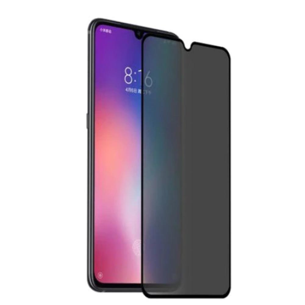 Folie Sticla Privacy 5D compatibila cu Samsung Galaxy A12 / M12, 5D full glue, 9H, 0.3MM, acopera tot ecranul