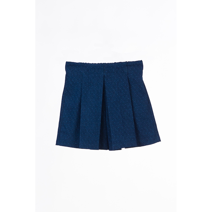 Карирана пола-панталон Be You за училище, Тъмносин