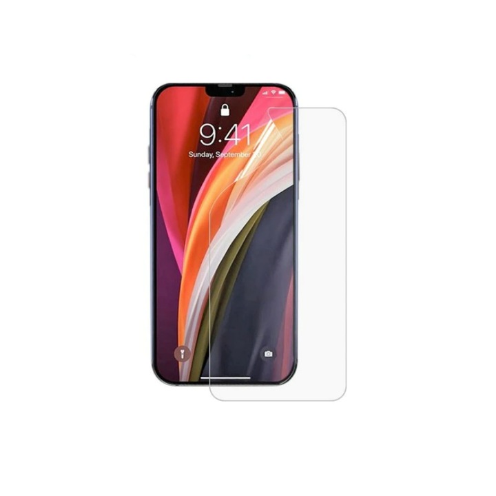 Szilikon védőfólia iPhone 13 / 13 Pro-hoz, átlátszó