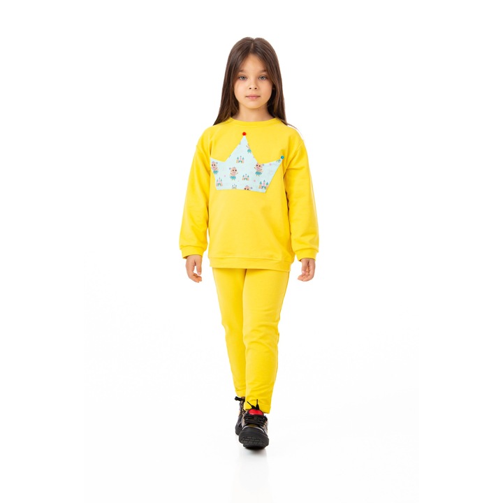 Trening BE YOU fete print tiara, Galben