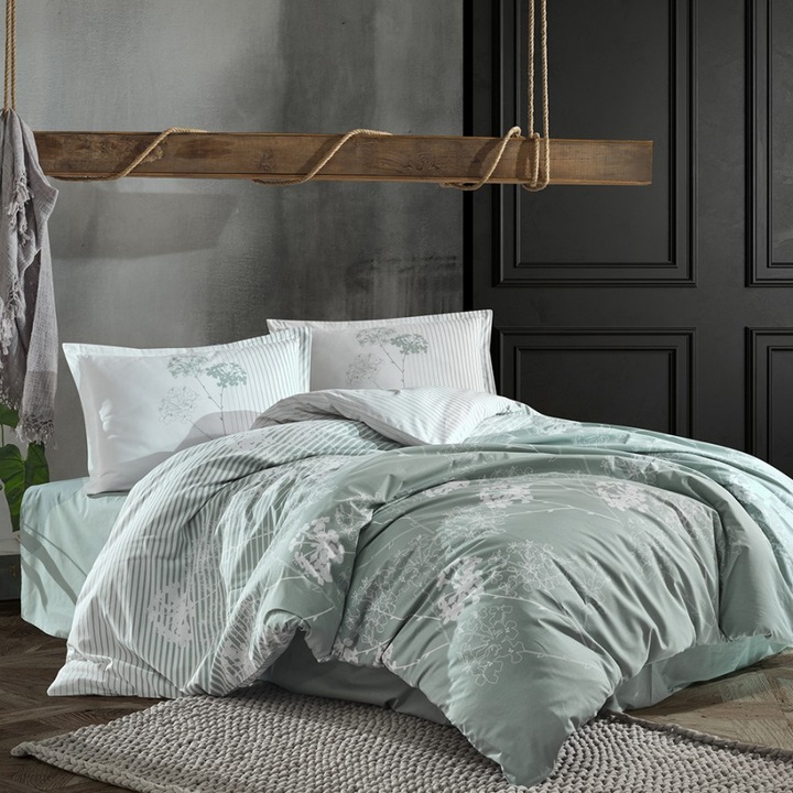 Dupla ágynemű, 100% erősített pamut, 4 db, 240 x 260 cm, Ralex Pucioasa, Luvi