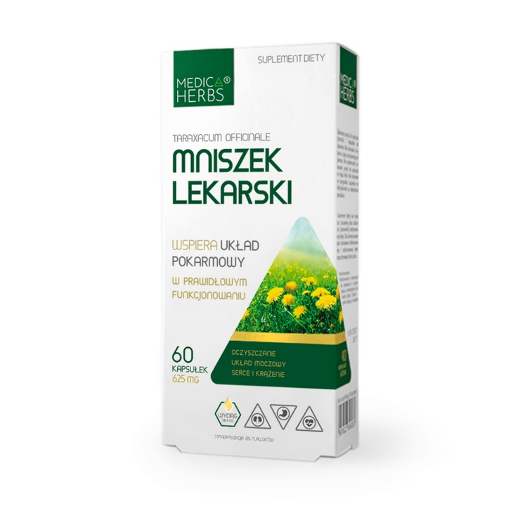 Supliment alimentar, Medica Herbs, Papadie, Curatarea organismului, 60 capsule