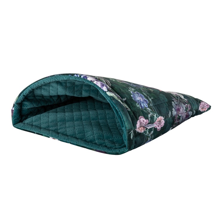 Casa/ascunzatoare pentru rozatoare, Kraina Tuptusia, 38x38 cm, Verde-roz