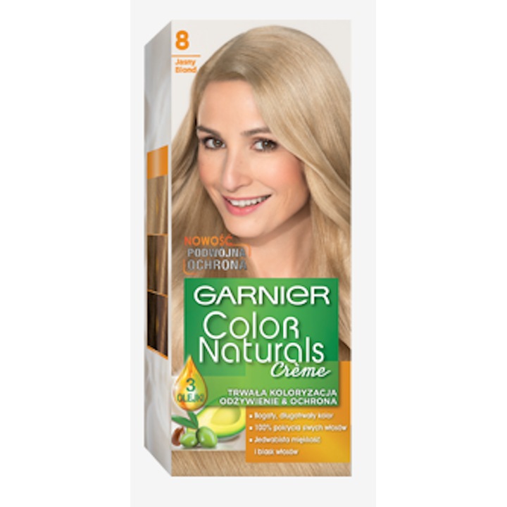 Vopsea de par Garnier Color Naturals 8 Blond Deschis