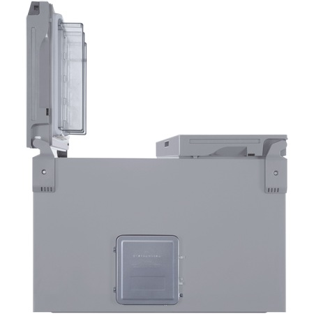 Side by side Haier HSR3918FIPG, 515 l, Total No Frost, Display touch, Dispenser apa si gheata, Clasa F, H 177 cm, Gentle Silver