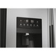 Side by side Haier HSR5918DIMP, 511 l, Total No Frost, Display touch, Dispenser apa si gheata, Clasa D , H 177 cm, Platinum Inox