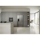 Side by side Haier HSR5918DIMP, 511 l, Total No Frost, Display touch, Dispenser apa si gheata, Clasa D , H 177 cm, Platinum Inox