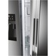 Side by side Haier HSR5918DIMP, 511 l, Total No Frost, Display touch, Dispenser apa si gheata, Clasa D , H 177 cm, Platinum Inox