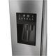 Side by side Haier HSR5918DIMP, 511 l, Total No Frost, Display touch, Dispenser apa si gheata, Clasa D , H 177 cm, Platinum Inox