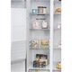 Side by side Haier HSR5918DIMP, 511 l, Total No Frost, Display touch, Dispenser apa si gheata, Clasa D , H 177 cm, Platinum Inox