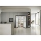 Side by side Haier HSR5918DIMP, 511 l, Total No Frost, Display touch, Dispenser apa si gheata, Clasa D , H 177 cm, Platinum Inox