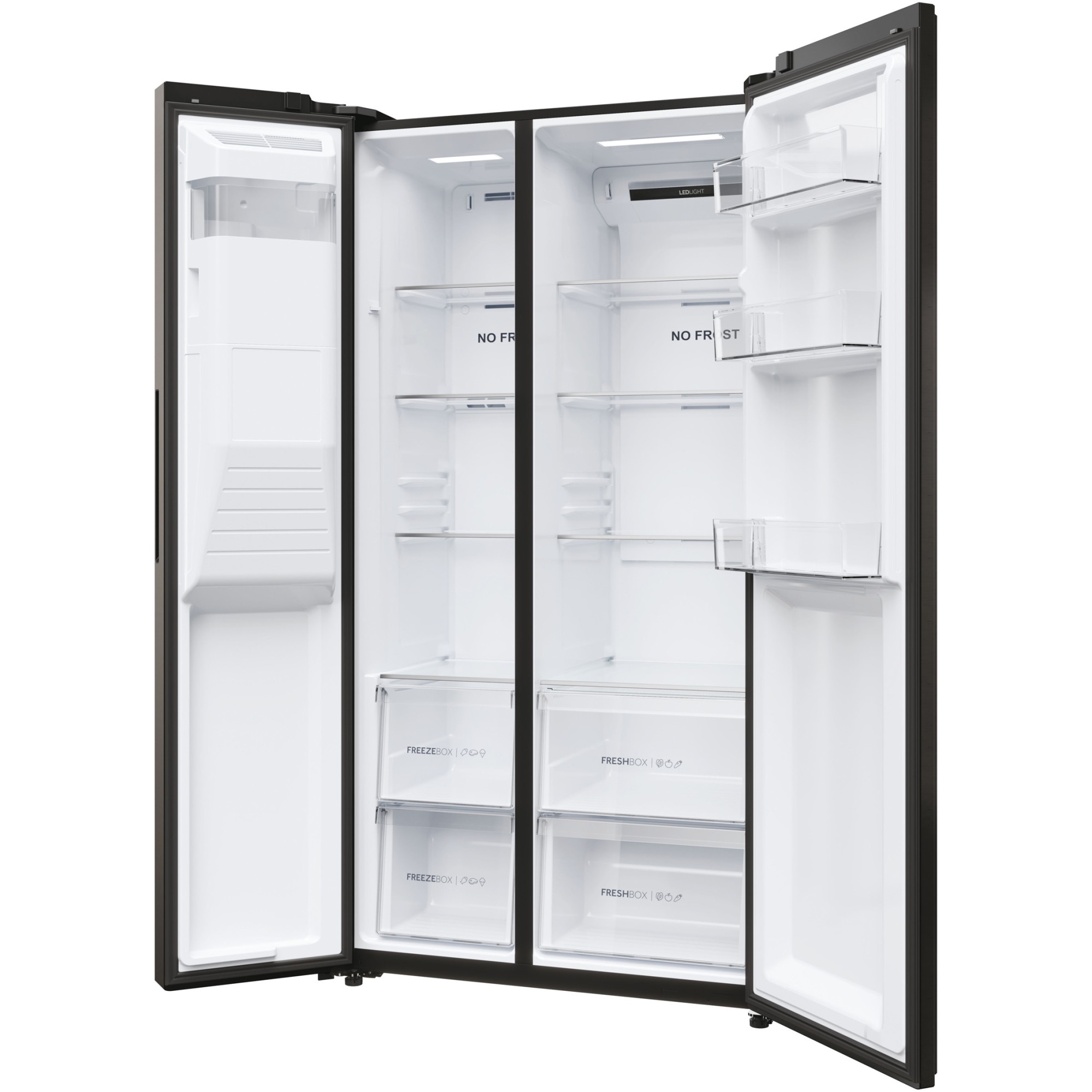 Side By Side Haier HSR5918DIPB 511 L Total No Frost Display Touch side-by-side-haier-hsr5918dipb-511-l-total-no-frost-display-touch