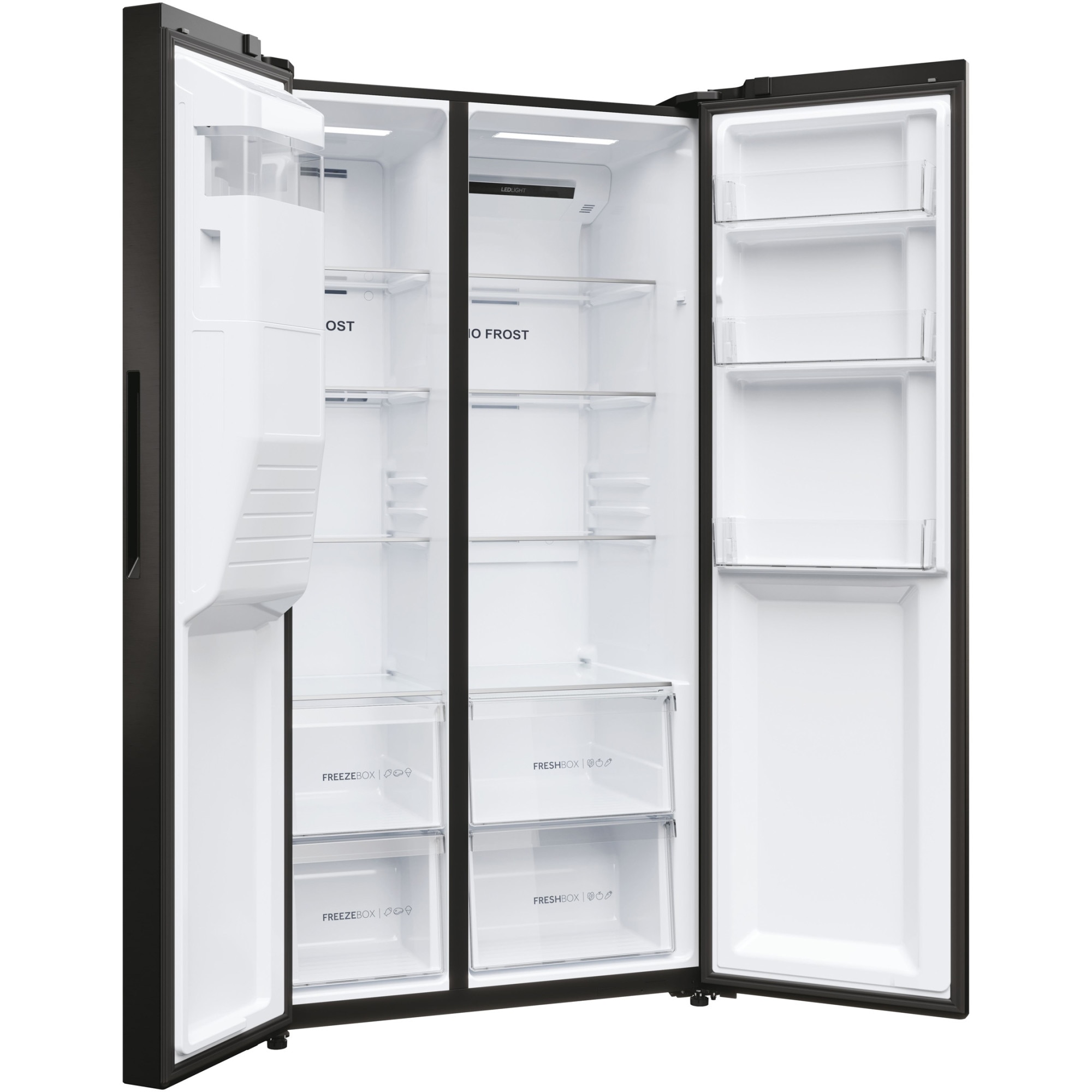 Side By Side Haier HSR5918DIPB 511 L Total No Frost Display Touch side-by-side-haier-hsr5918dipb-511-l-total-no-frost-display-touch