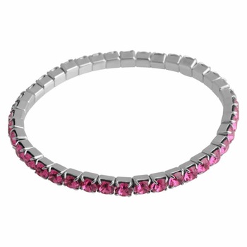 Bratara cu cristale Swarovski FaBOS, Rose 7450-1282-07, Roz Bratara cu cristale Swarovski FaBOS, Rose 7450-1282-07, Roz