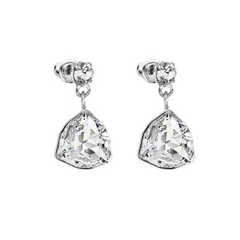 Cercei cu cristale Swarovski FaBOS, Crystal 7440-5568-02, Argintiu Cercei cu cristale Swarovski FaBOS, Crystal 7440-5568-02, Argintiu
