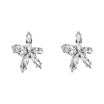 Cercei cu cristale Swarovski FaBOS, Crystal 7440-5802-02, Argintiu Cercei cu cristale Swarovski FaBOS, Crystal 7440-5802-02, Argintiu