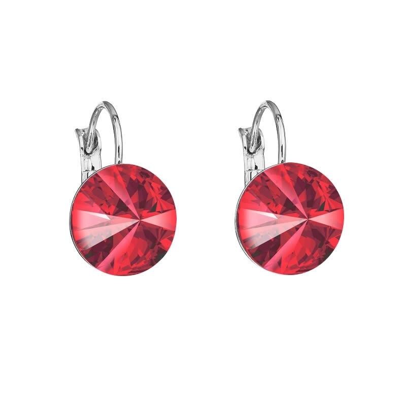 Cercei cu cristale Swarovski FaBOS, Light Siam 7440-4526-15, Rosu