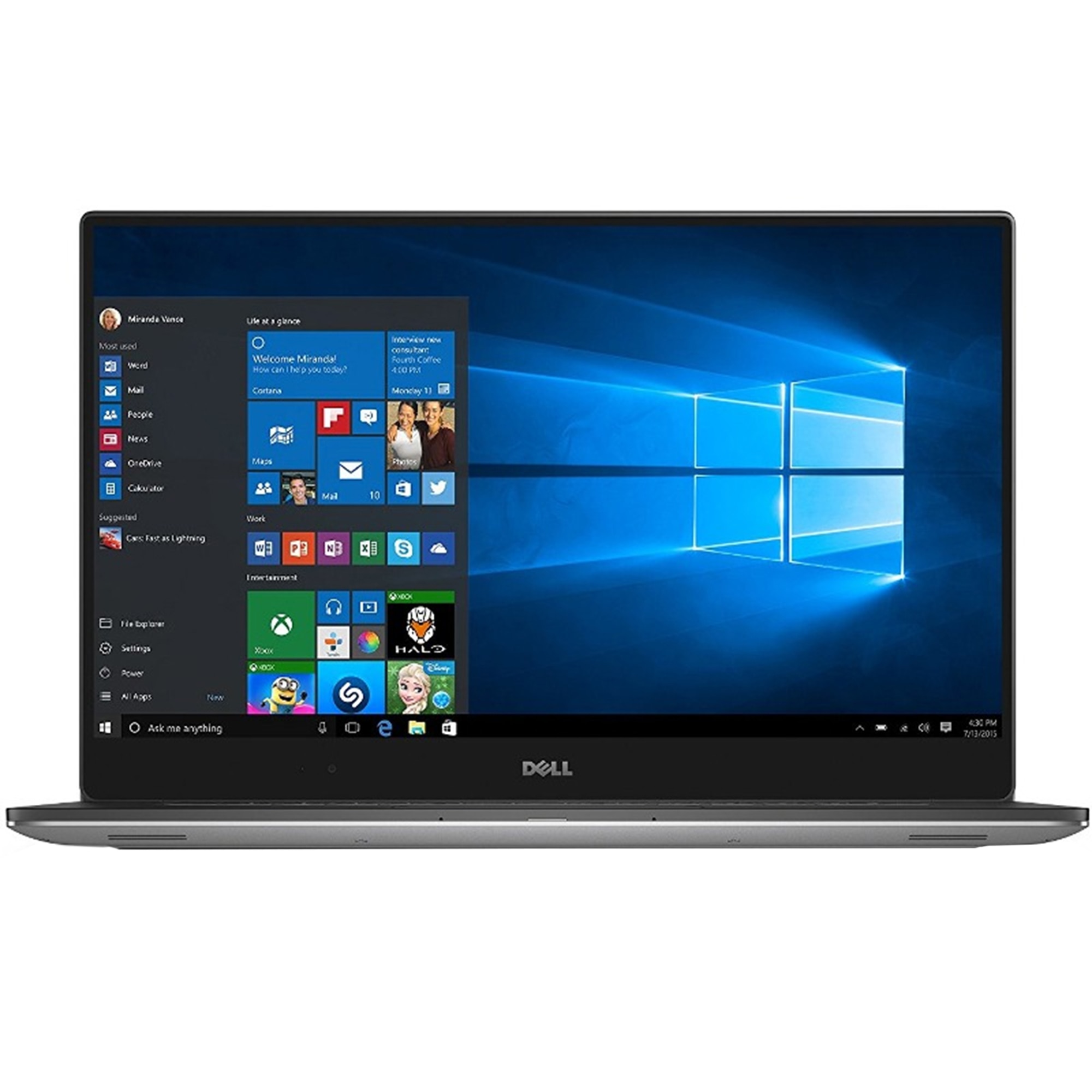 Laptop Gaming DELL New XPS 15 (9560) UHD Touch, InfinityEdge