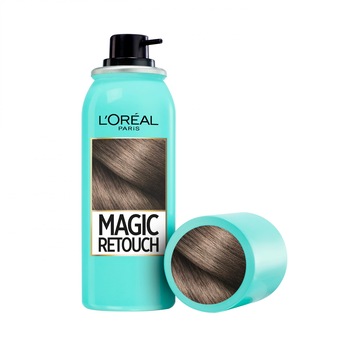 Spray instant L'Oreal Paris Magic Retouch pentru camuflarea radacinilor crescute 7 Saten rece, 75 ml Spray instant L'Oreal Paris Magic Retouch pentru camuflarea radacinilor crescute 7 Saten rece, 75 ml