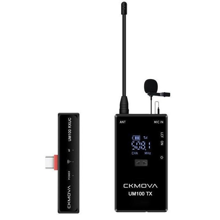 Microfon lavaliera CKMOVA LCM6, 6 m, Negru