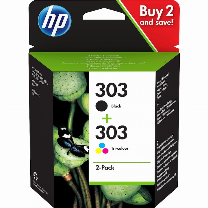 HP 3YM92AE (303) Multipack tintapatron, 233757, Patron