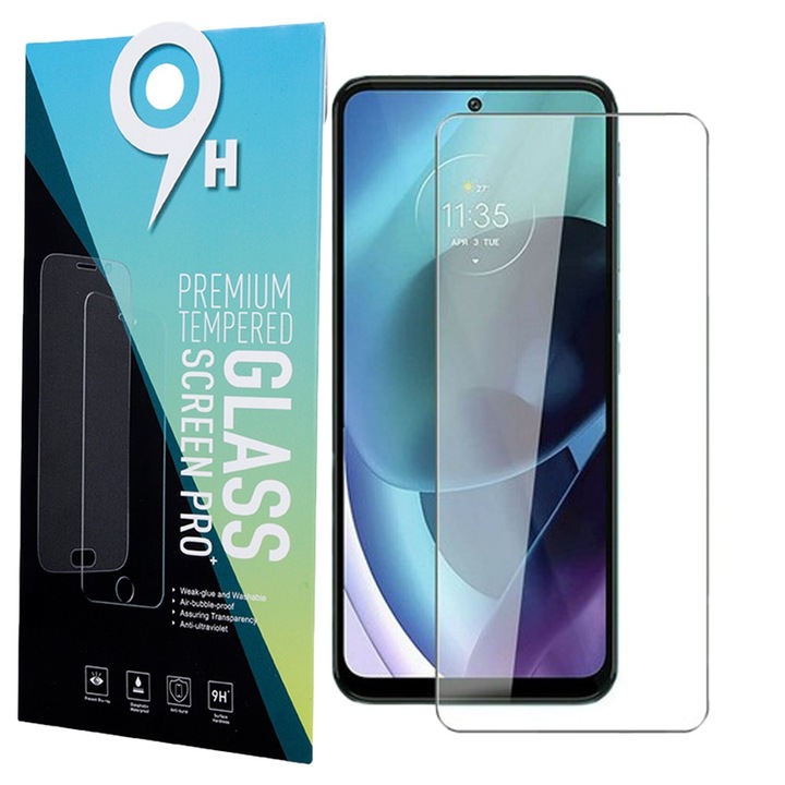 Motorola Moto G31 / G41 kompatibilis üvegfólia, előlapi, edzett, 9H, 0.3mm
