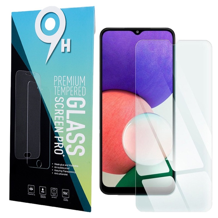 Samsung Galaxy A23 5G / / M33 5G / M23 5G / M13 4G kompatibilis üvegfólia, előlapi, edzett, 9H, 0.3mm