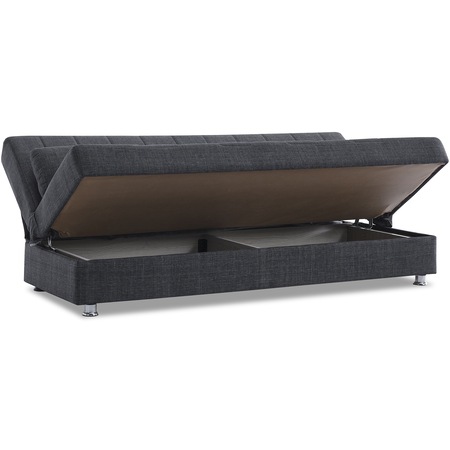 Canapea Extensibila Modella Sophia No,dimensiuni 190x80x90cm , suprafata dormit 190x110 cm, culoare gri