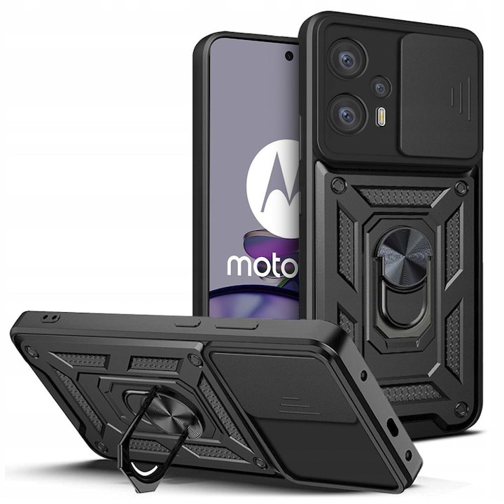 Кейс за Motorola Moto G13 / G23, Tech-Protect, CamShield Pro, черен