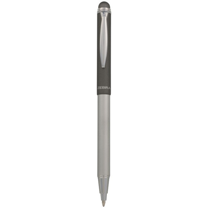 Golyóstoll ZEBRA Telescopic Stylus 0, 7 mm sötétszürke