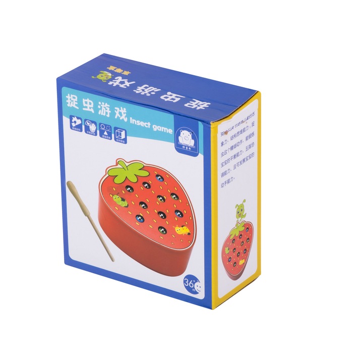 Jucarie, ZakupyTV, Magnetic, Lemn, Multicolor