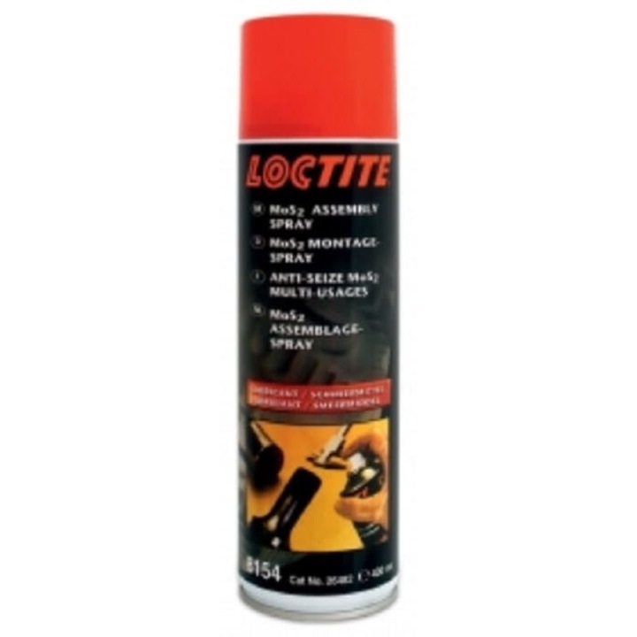 Spray adeziv si lubrifiant LB 8154, Loctite, Ulei mineral, Negru, 400 ml