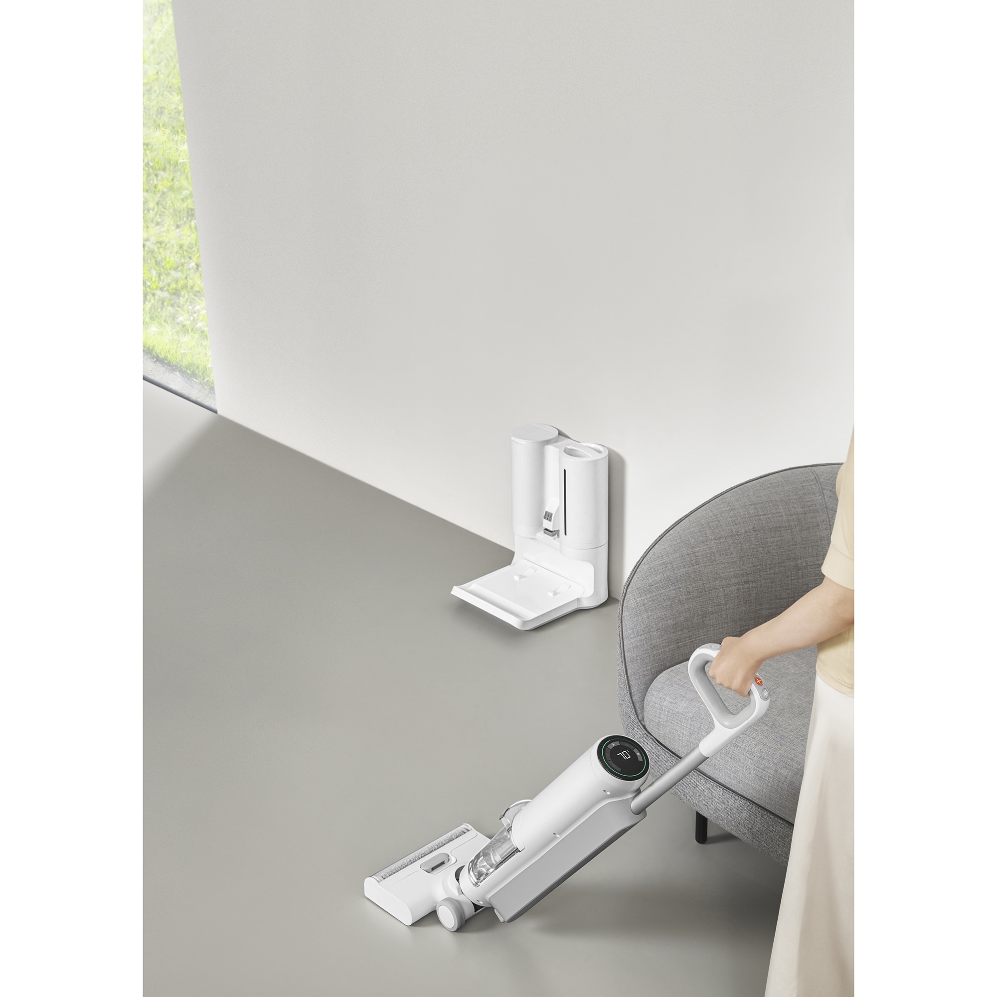 Aspirator vertical Xiaomi 41048 Truclean W10 Ultra Wet Dry Vacuum 220W, 0.64L,Alb