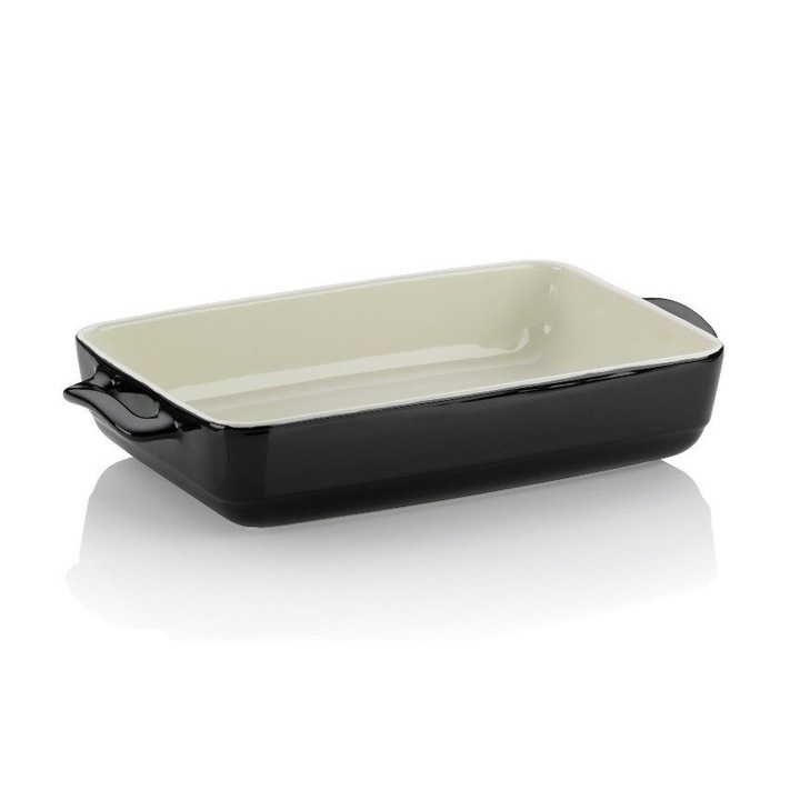 Tava de copt, Kela, Ceramica, Negru