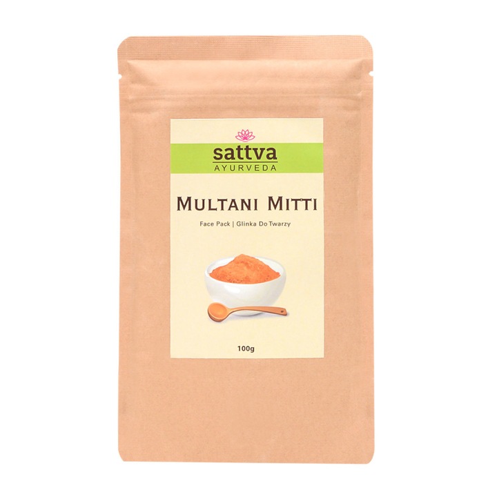 Argila Multani Mitti, Sattva Ayurveda,150 gr