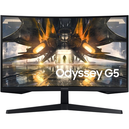 Monitor Gaming LED VA SAMSUNG Odyssey G5 LS27AG550EPXEN, 27", WQHD, 165Hz, FreeSync Premium, HDR, negru