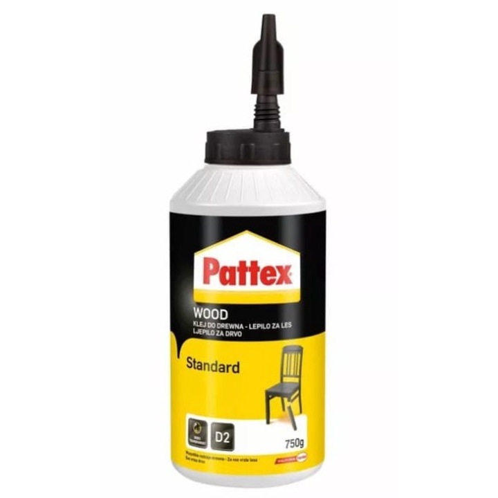 Ragasztó, Pattex, Fához, Vízbázisú, 750 g
