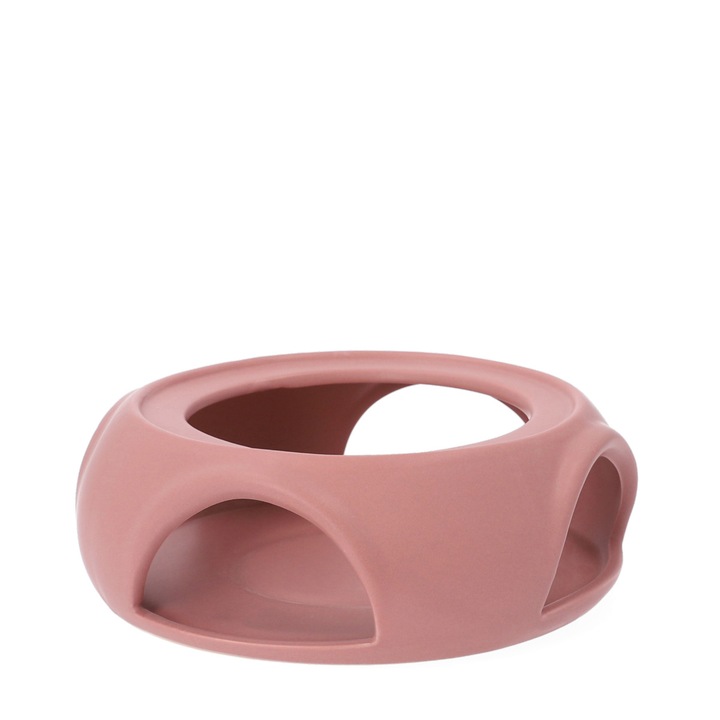 Incalzitor ceainic Homla, Larra, 16x6cm, Ceramica, Roz