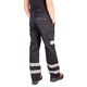 Мъжки работен карго панталон със светлоотразителни ленти Черен 38/30