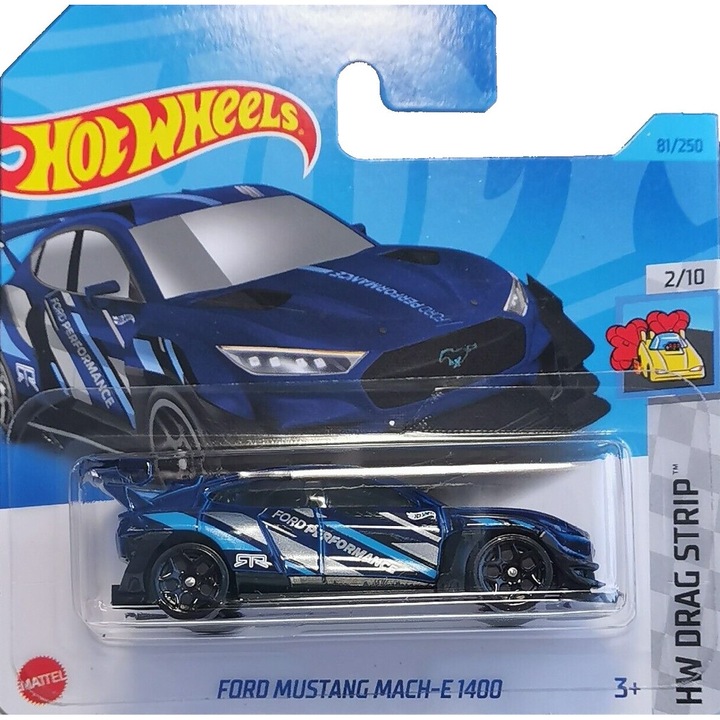 Masinuta Hot Wheels, Ford Mustang Mach-E 1400, albastru