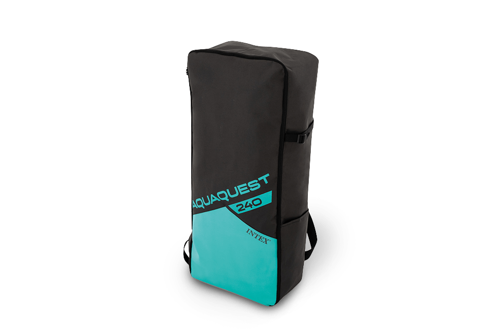 Set SUP Intex Aqua Quest 240, 244x76x13 cm, geanta transport, lesa