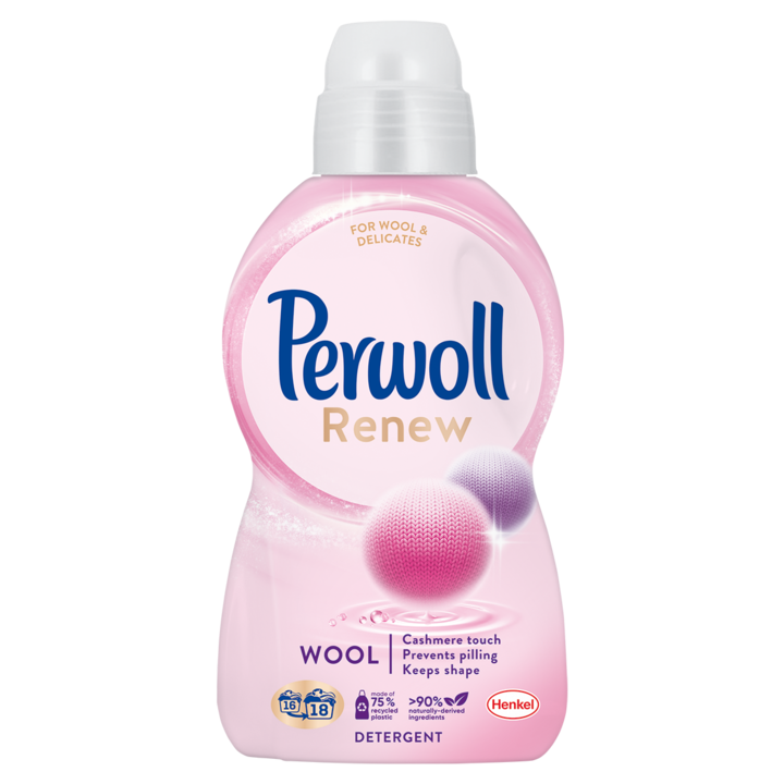 Detergent de rufe lichid Perwoll Renew Wool, 18 spalari, 990ml